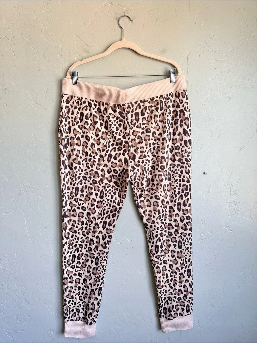 Honeydew Women Star Seeker Soft Brushed Jersey Leopard Lounge Pajama Set XL‎ EUC